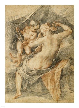 Framed Toilet of Venus Print