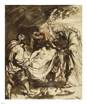 Framed Entombment Print