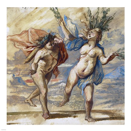 Framed Apollo and Daphne Print