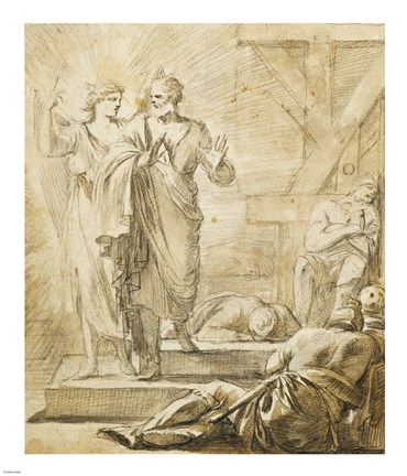 Framed Liberation of Saint Peter Print