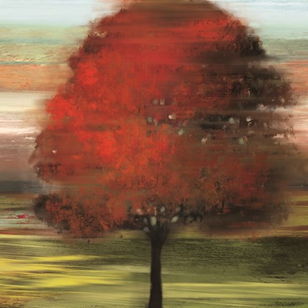 Framed Flow Trees I Print