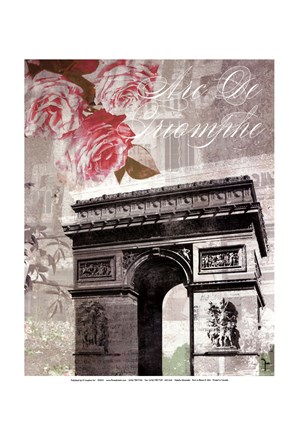 Framed Paris in Bloom II - Mini Print