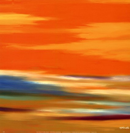 Framed Prairie Abstract 12 Print