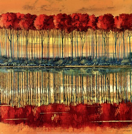 Framed Amber Reception Print