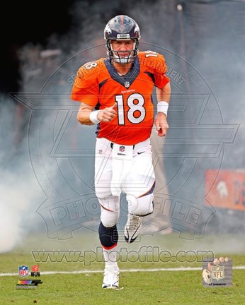 Framed Peyton Manning 2013 Action Print
