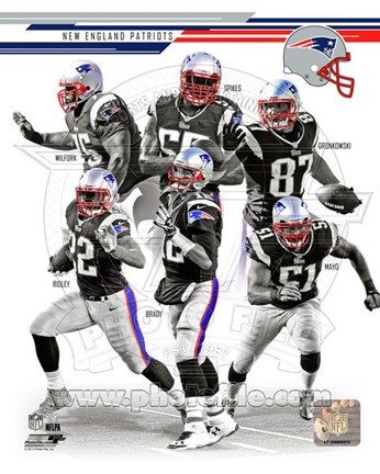 Framed New England Patriots 2013 Team Composite Print