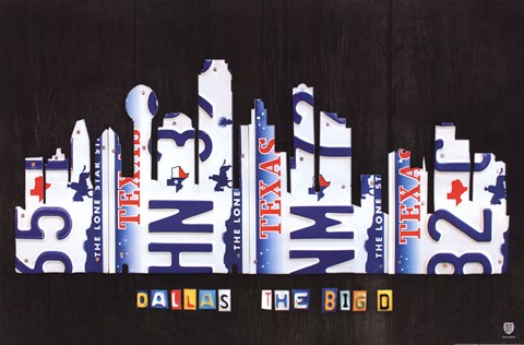 Framed Dallas Print