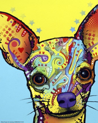 Framed Chihuahua I Print