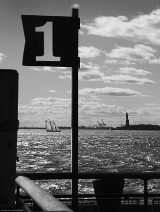 Framed NY Harbor 1 Print