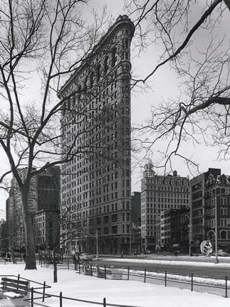 Framed Flatiron Building NYC Print