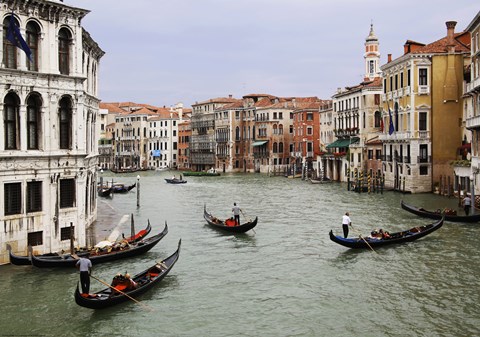 Framed Venice Canal Print