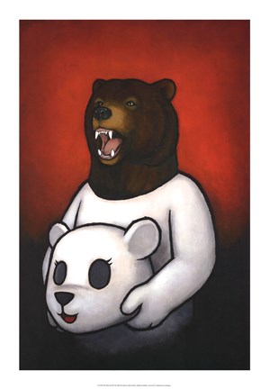 Framed Bear in Mind Print