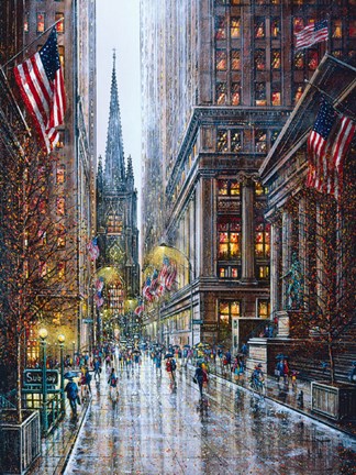 Framed Wall Street Print