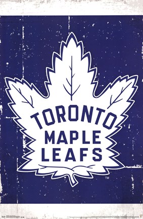 Framed Toronto Maple Leafs - Retro Logo 13 Print