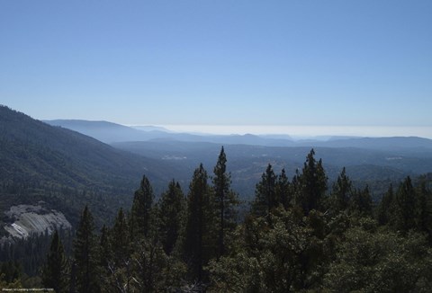 Framed Sierra Mountains 3 Print