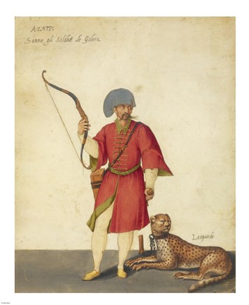 Framed Azappo Archer with a Cheetah Print