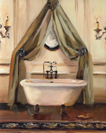 Framed Classical Bath II Print