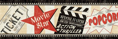 Framed Movie Night Print