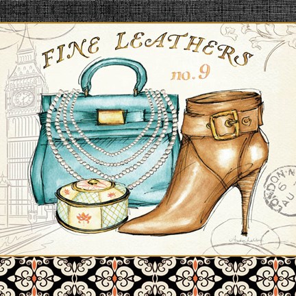 Framed Boutique de Luxe IV Print