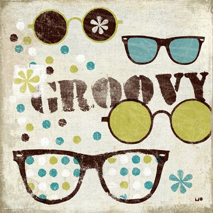 Framed 60&#39;s Revival III Print