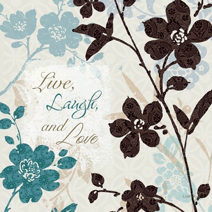 Framed Botanical Touch Quote II Print