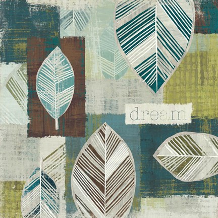 Framed Be Leaves III Print