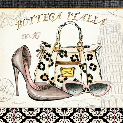 Framed Boutique de Luxe I Print