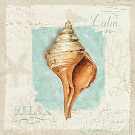 Framed Coastal Jewels I Print