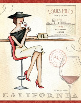 Framed Wine Event II Print