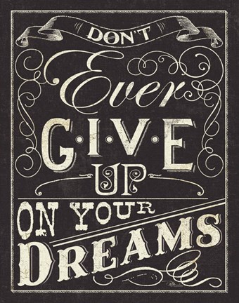 Framed Life and Dreams I Print