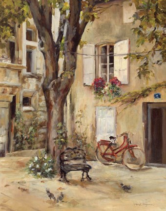 Framed Provence Village I Print