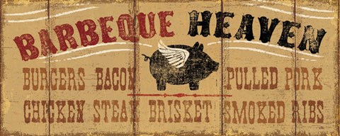 Framed Barbeque Heaven Print