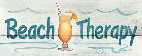 Framed Beach Therapy Print