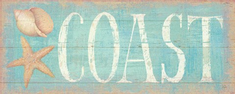 Framed Pastel Coast Print