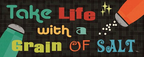 Framed Kitchen It! V Print