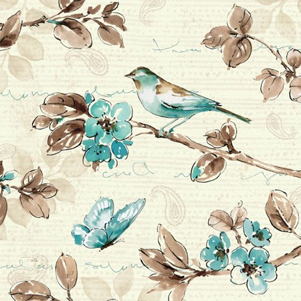 Framed Wing Prints IV Print