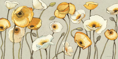 Framed Jaune Gris I Print