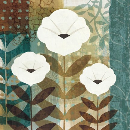 Framed Floral Dream I Wag Print