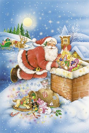 Framed Christmas Presents Print