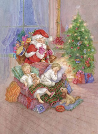 Framed Christmas Night Print