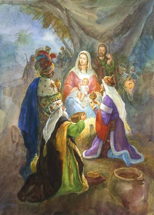 Framed Silent Night Print