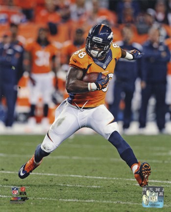 Framed Demaryius Thomas 2013 catching the ball Print