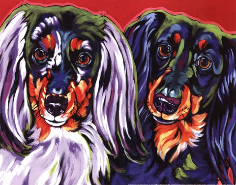 Framed Holly &amp; Libby Print