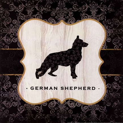 Framed Top Dog VI Print