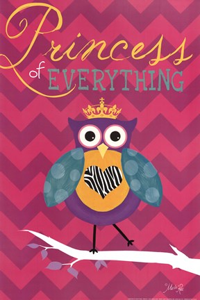 Framed Princess of Everything Print