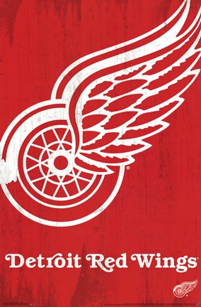 Framed Detroit Red Wings&#174; - Logo 13 Print