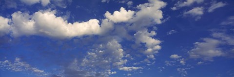 Framed Clouds in a Deep Blue Sky Print
