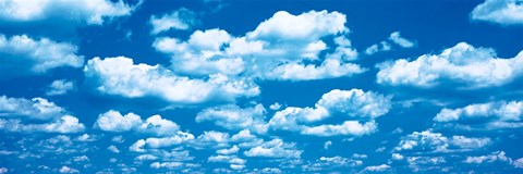 Framed Clouds Marion County IL Print