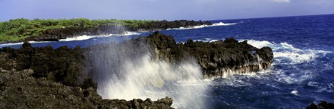 Framed Wainanapanapa State Park Maui HI USA Print