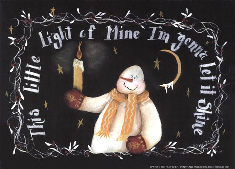 Framed This Little Light Print